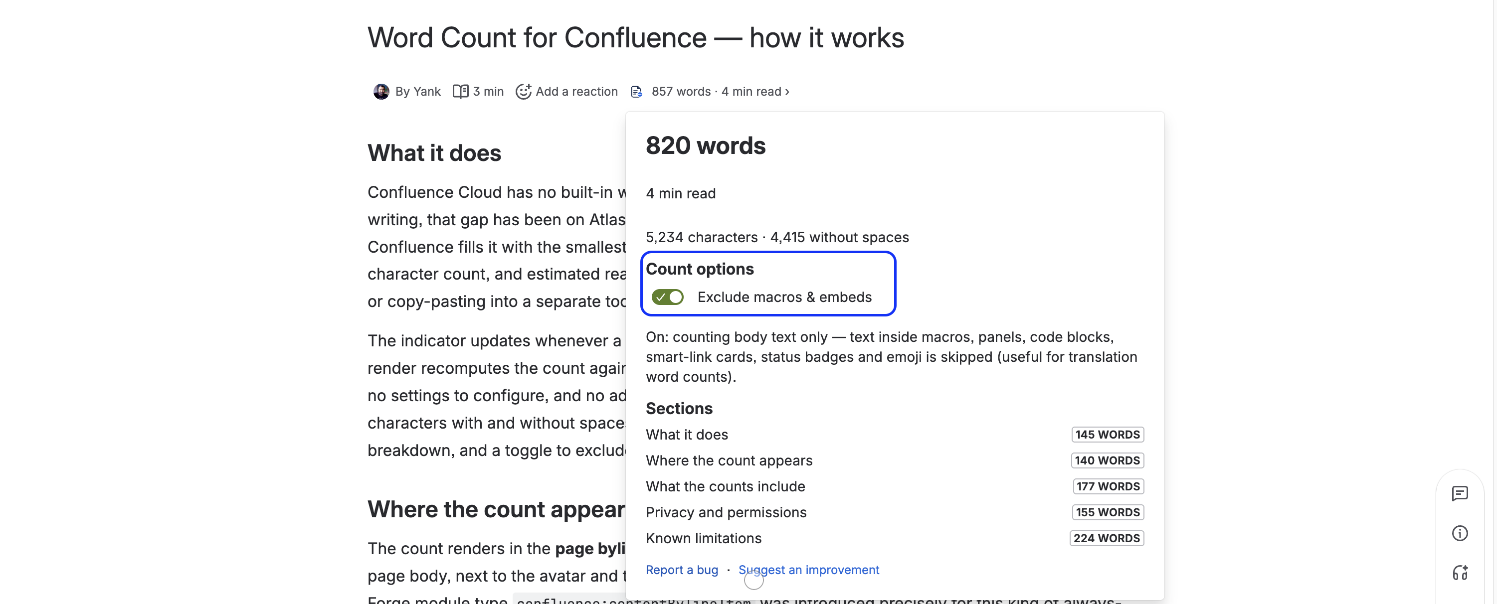 Word Count exclude-macros toggle for a body-only count
